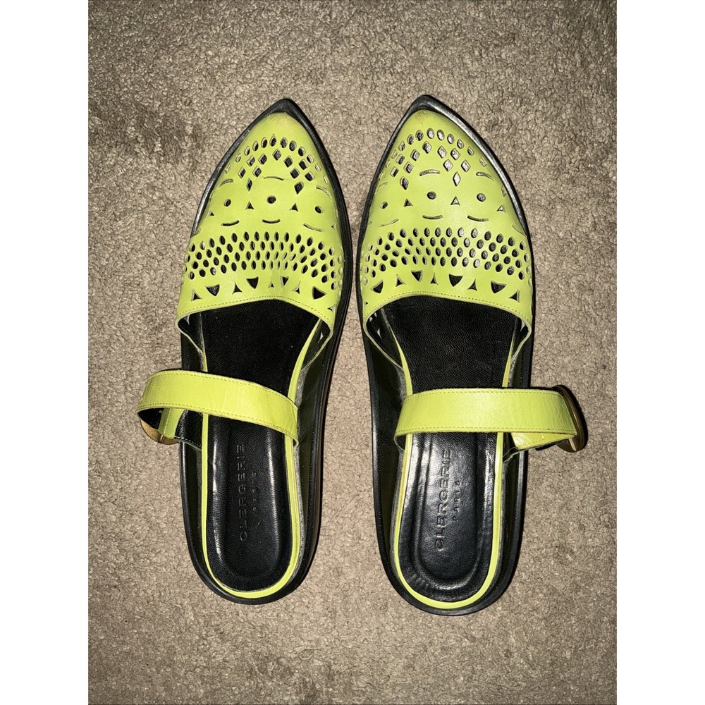 Robert Clergerie Leather Mules & Clogs Women's Size 8.5 *read. Free shipping